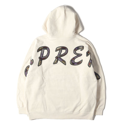 22SS ビーズロゴ スウェット パーカー(Beaded Hooded Sweatshirt)