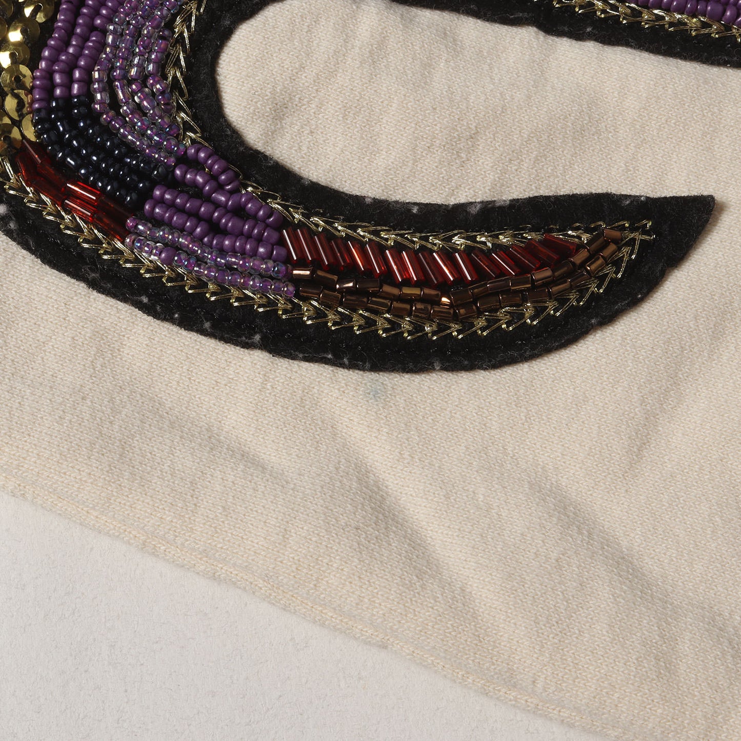 22SS ビーズロゴ スウェット パーカー(Beaded Hooded Sweatshirt)