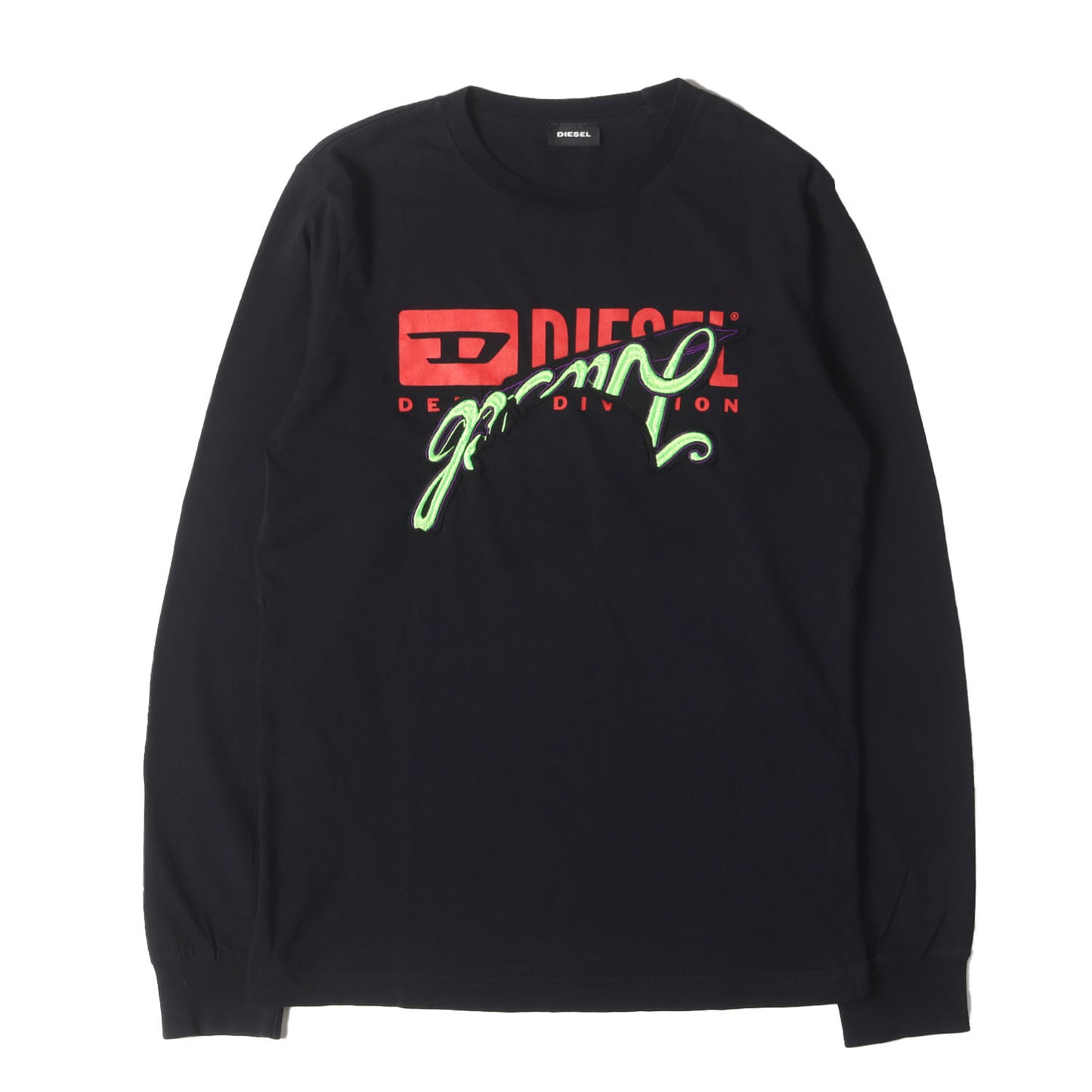 ワッペンデザイン ロングスリーブ Tシャツ