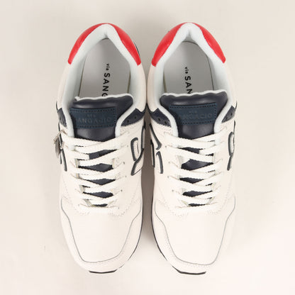 22SS 7周年記念 にゅ～ず トリコロール レザー スニーカー