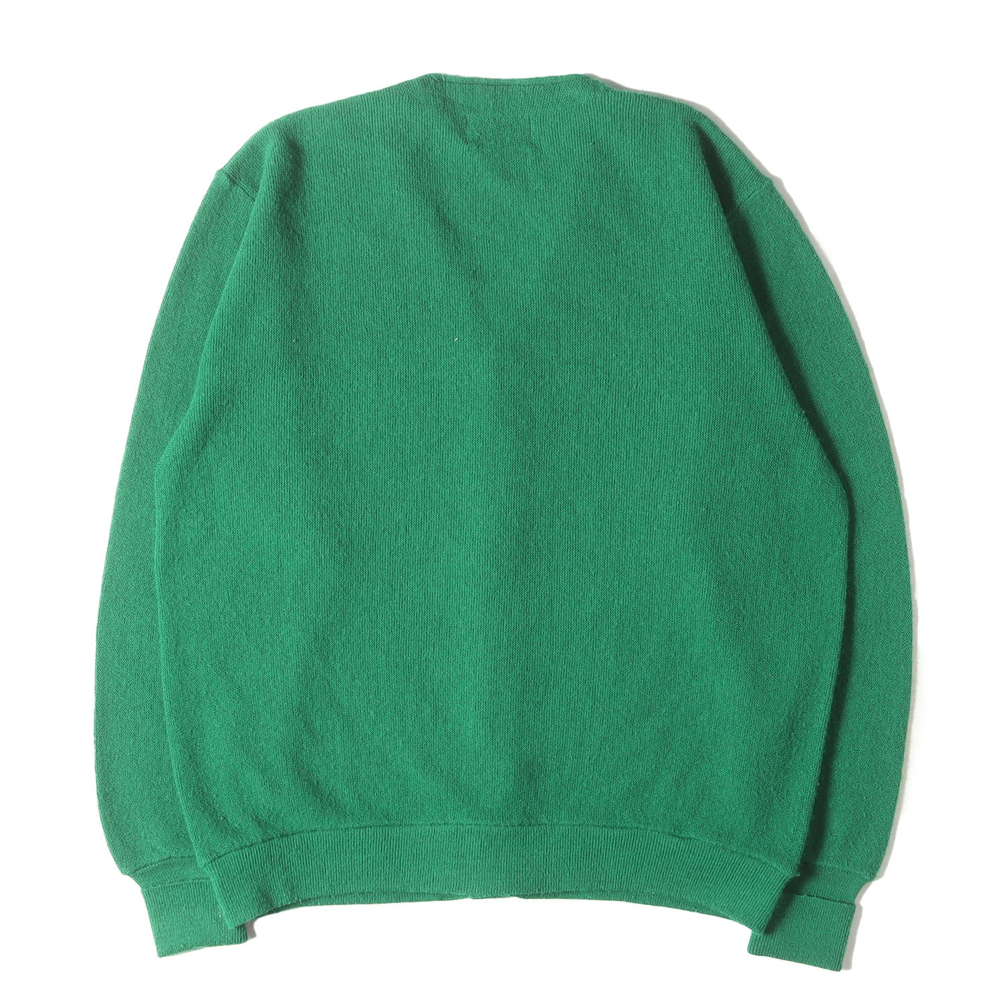 [著名人着用] 70s IZOD LACOSTE 糸巻き青ワニタグ アクリルニット カーディガン USA製