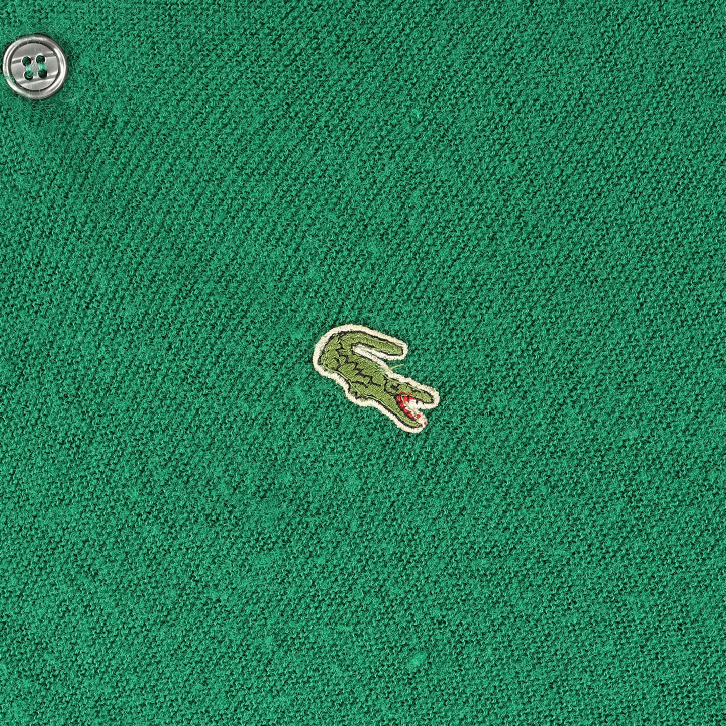 [著名人着用] 70s IZOD LACOSTE 糸巻き青ワニタグ アクリルニット カーディガン USA製