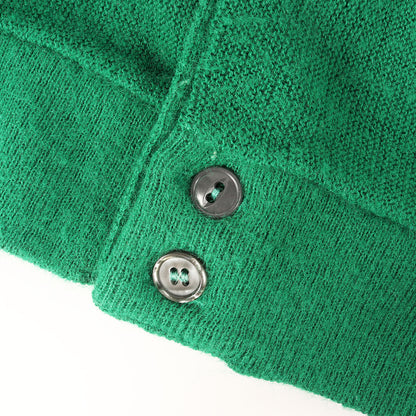 [著名人着用] 70s IZOD LACOSTE 糸巻き青ワニタグ アクリルニット カーディガン USA製