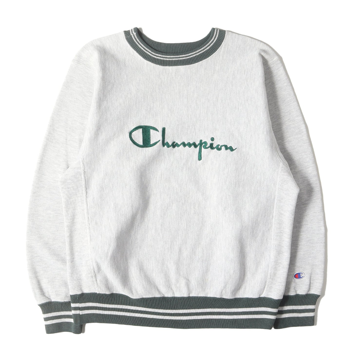 90s 刺繍タグ リブライン リバースウィーブ スウェット USA製