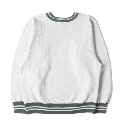 90s 刺繍タグ リブライン リバースウィーブ スウェット USA製