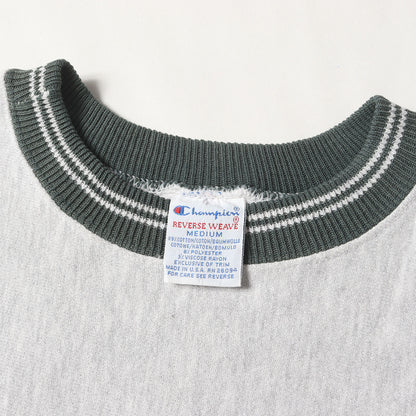 90s 刺繍タグ リブライン リバースウィーブ スウェット USA製