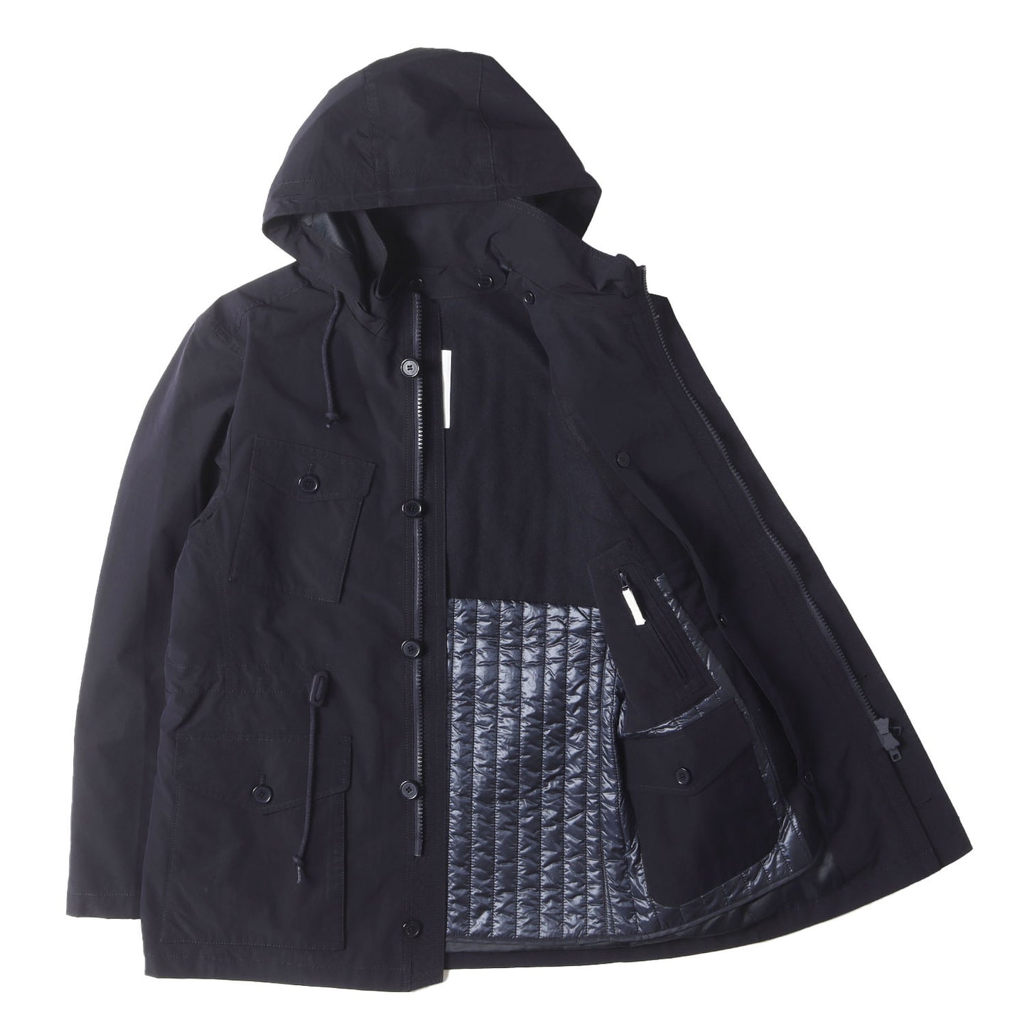 TROTTER キルティングライナーベスト付き マウンテンパーカー / ジャケット