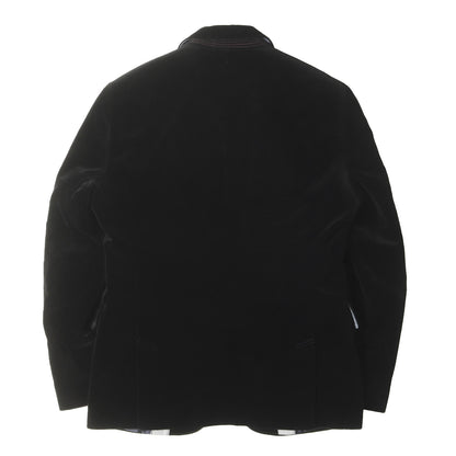 ベルベット 2つボタン テーラードジャケット