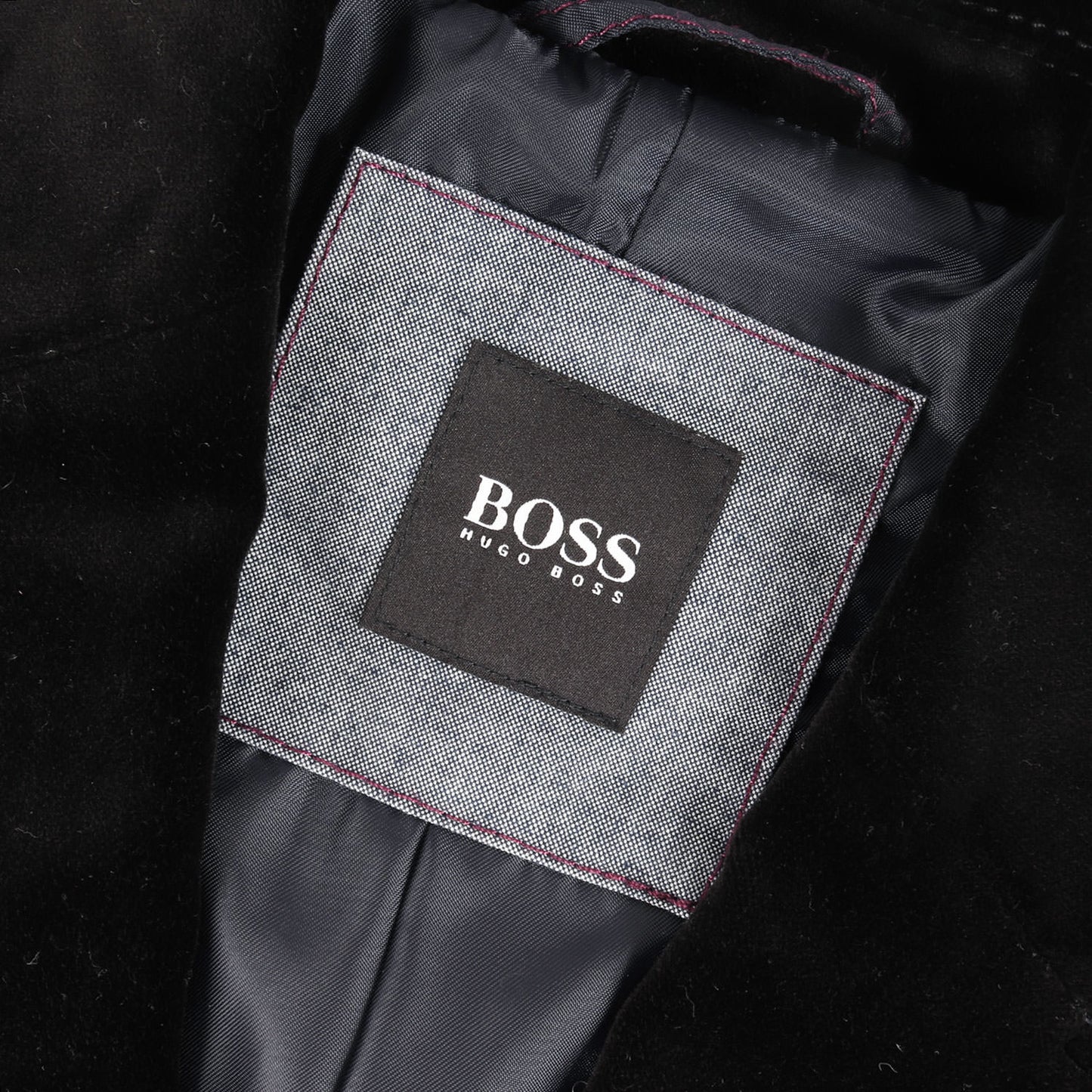 ベルベット 2つボタン テーラードジャケット