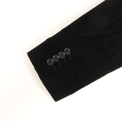 ベルベット 2つボタン テーラードジャケット