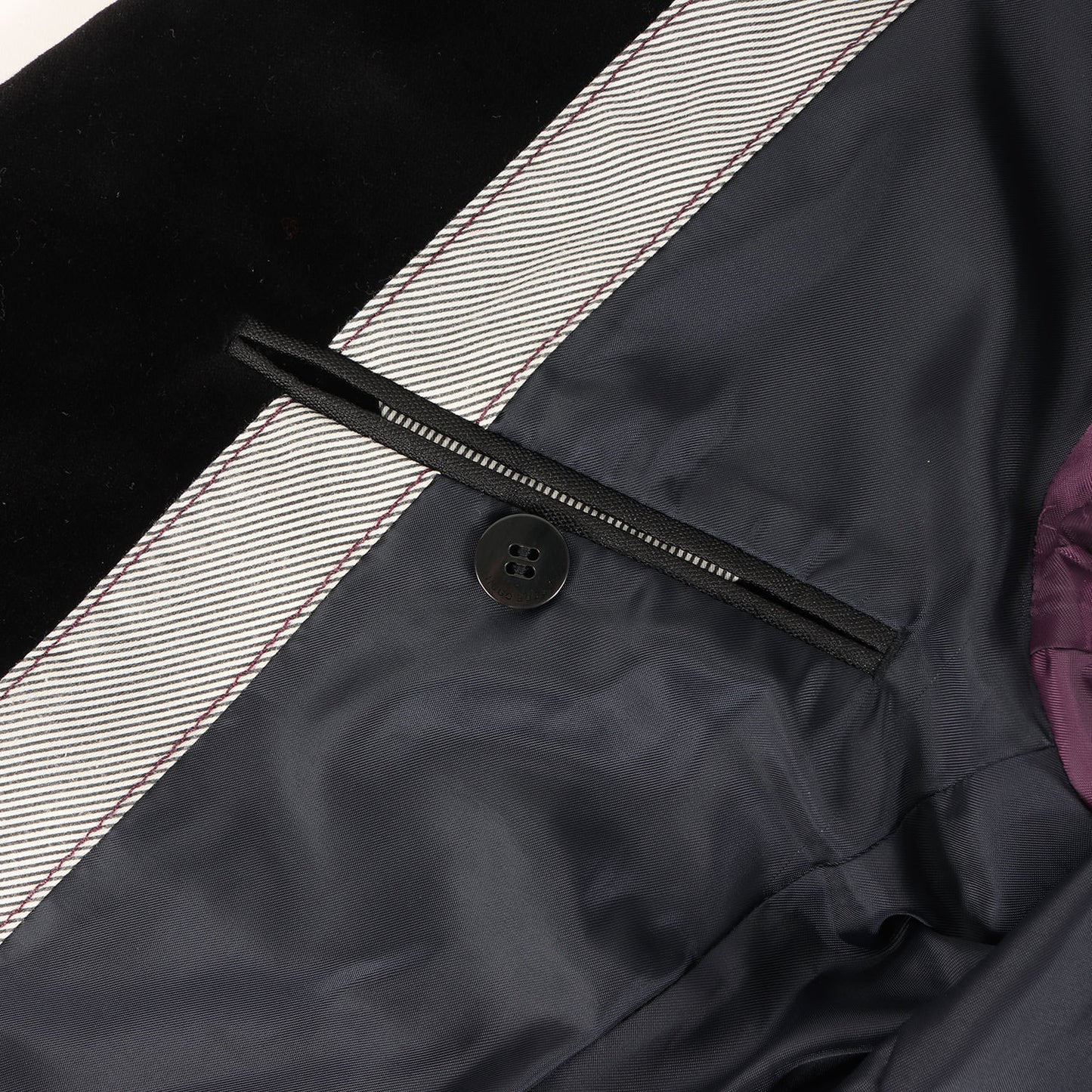 ベルベット 2つボタン テーラードジャケット