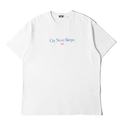 22SS City Never Sleepロゴ Tシャツ