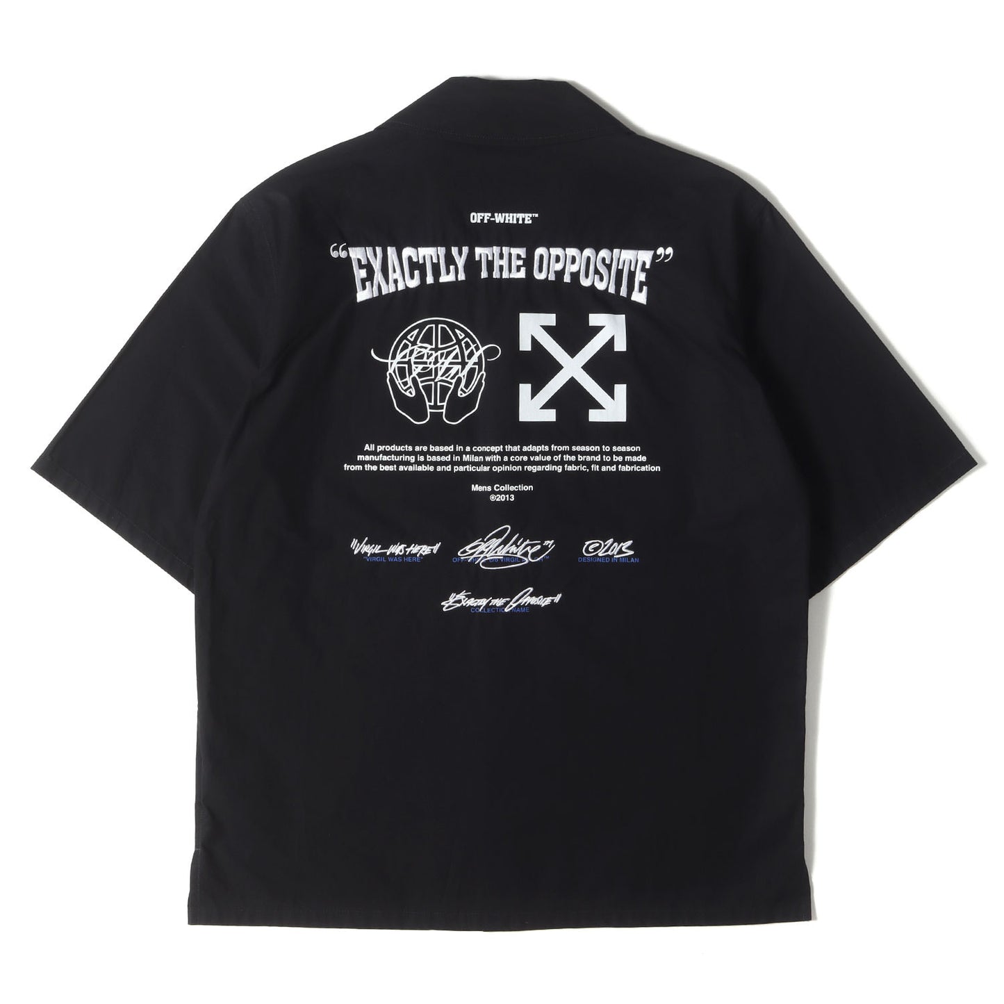 23SS グラフィック オープンカラー コットン 半袖シャツ