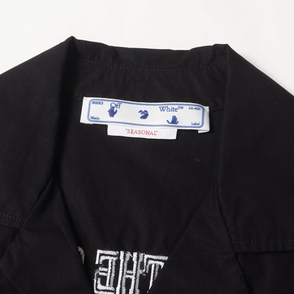 23SS グラフィック オープンカラー コットン 半袖シャツ