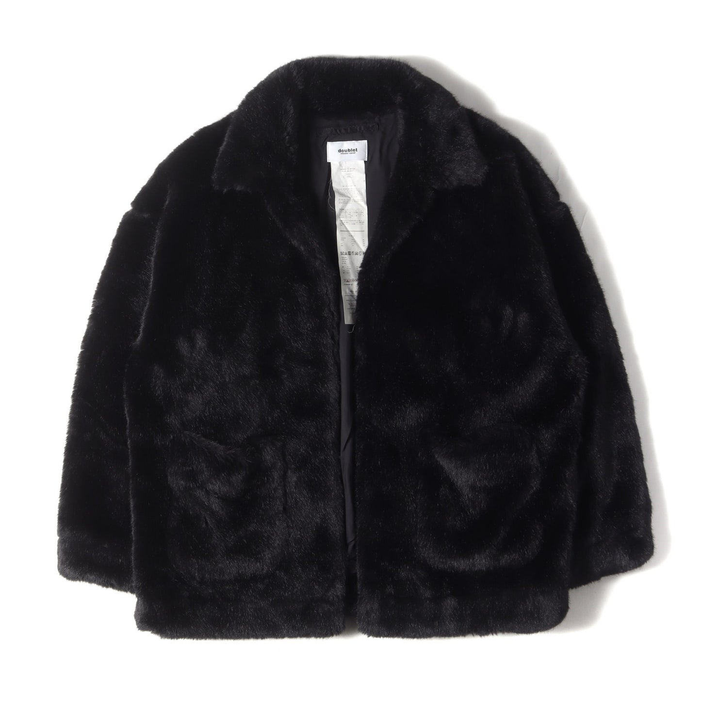 ハンドペイント フェイクファー ジャケット(HAND-PEINTED FUR JACKET)