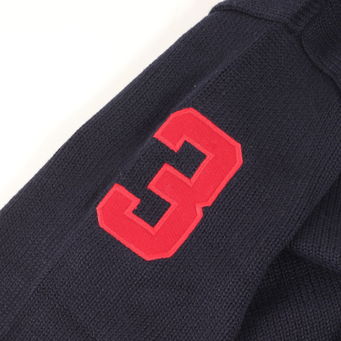 [人気モデル] ビッグポニー ダブルジップ ドライバーズ コットンニット