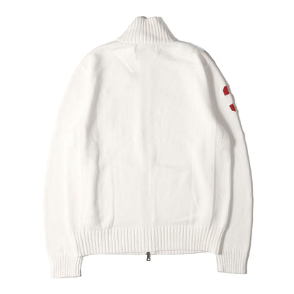 [人気モデル] ビッグポニー ダブルジップ ドライバーズ コットンニット