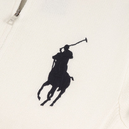 [人気モデル] ビッグポニー ダブルジップ ドライバーズ コットンニット