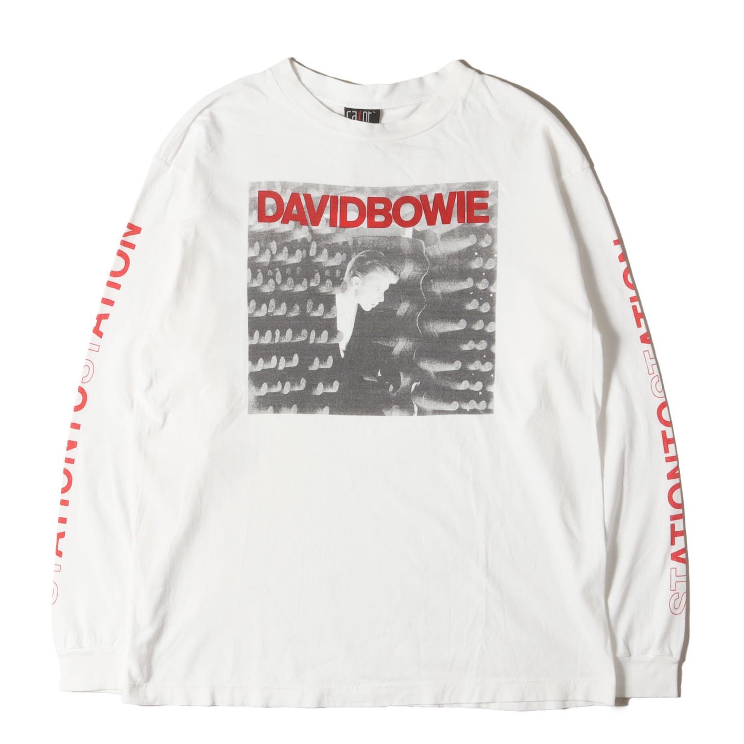 22AW ×David Bowie ヴィンテージ加工 ロングスリーブ Tシャツ(DB-LS TEE / STATION)