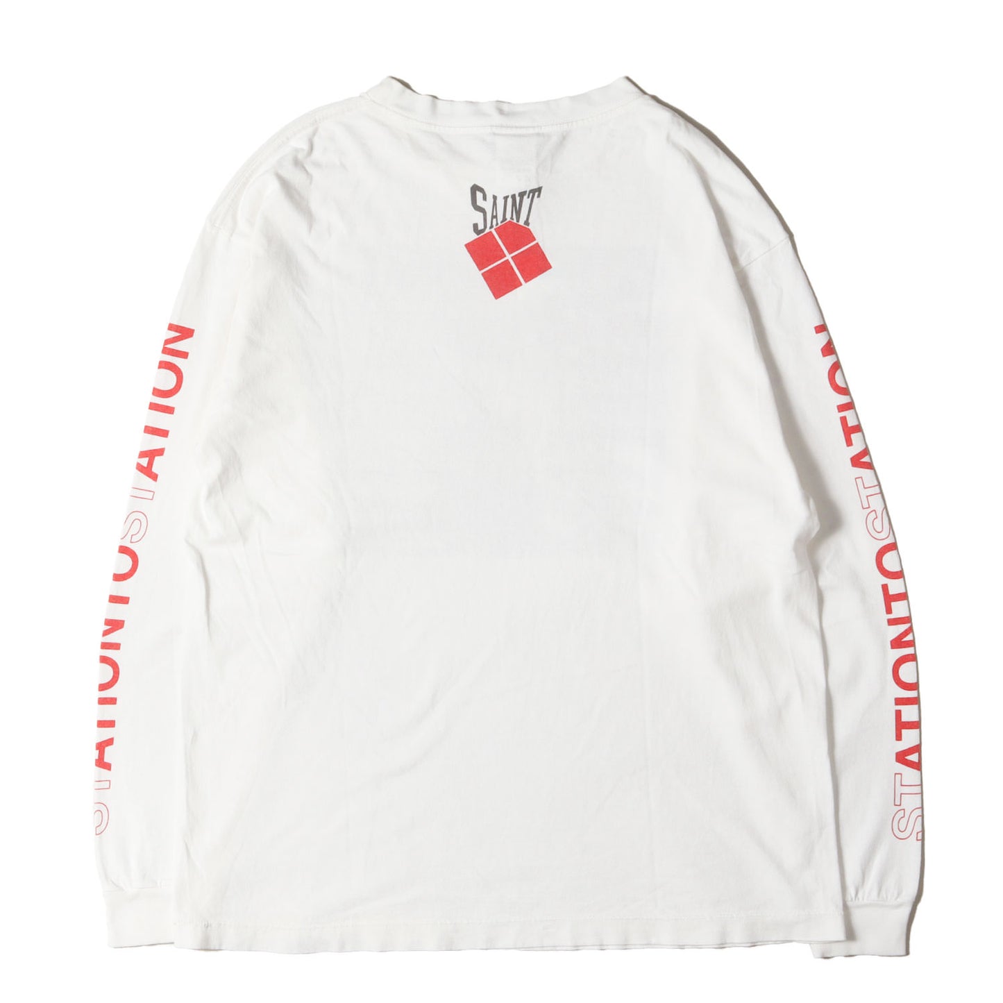 22AW ×David Bowie ヴィンテージ加工 ロングスリーブ Tシャツ(DB-LS TEE / STATION)