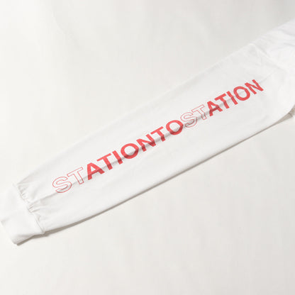 22AW ×David Bowie ヴィンテージ加工 ロングスリーブ Tシャツ(DB-LS TEE / STATION)