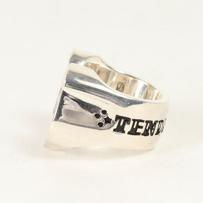 ダイヤ ホースシュー リング(H.S RING SILVER STONE CHICK SIZE)