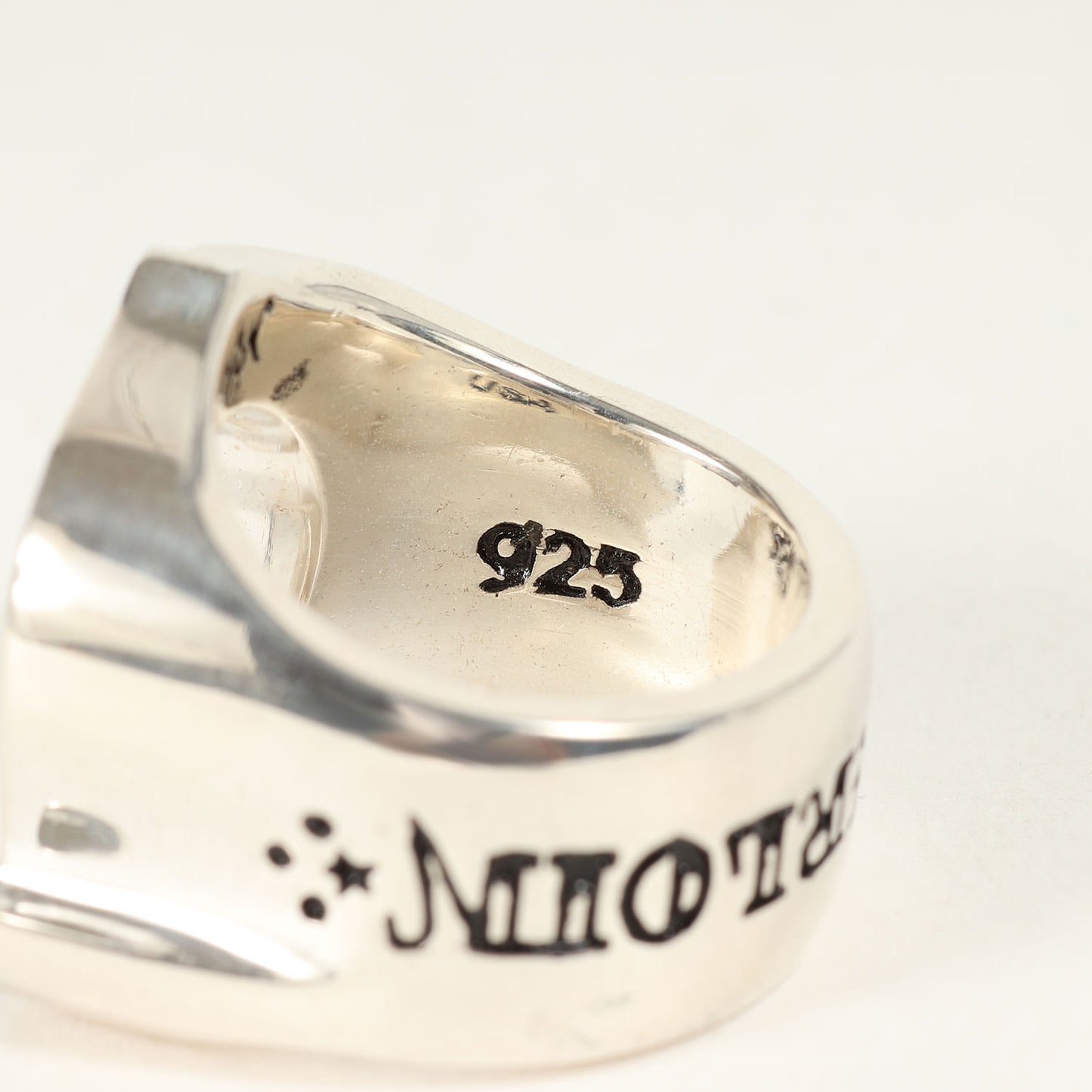 ダイヤ ホースシュー リング(H.S RING SILVER STONE CHICK SIZE)