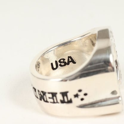 ダイヤ ホースシュー リング(H.S RING SILVER STONE CHICK SIZE)