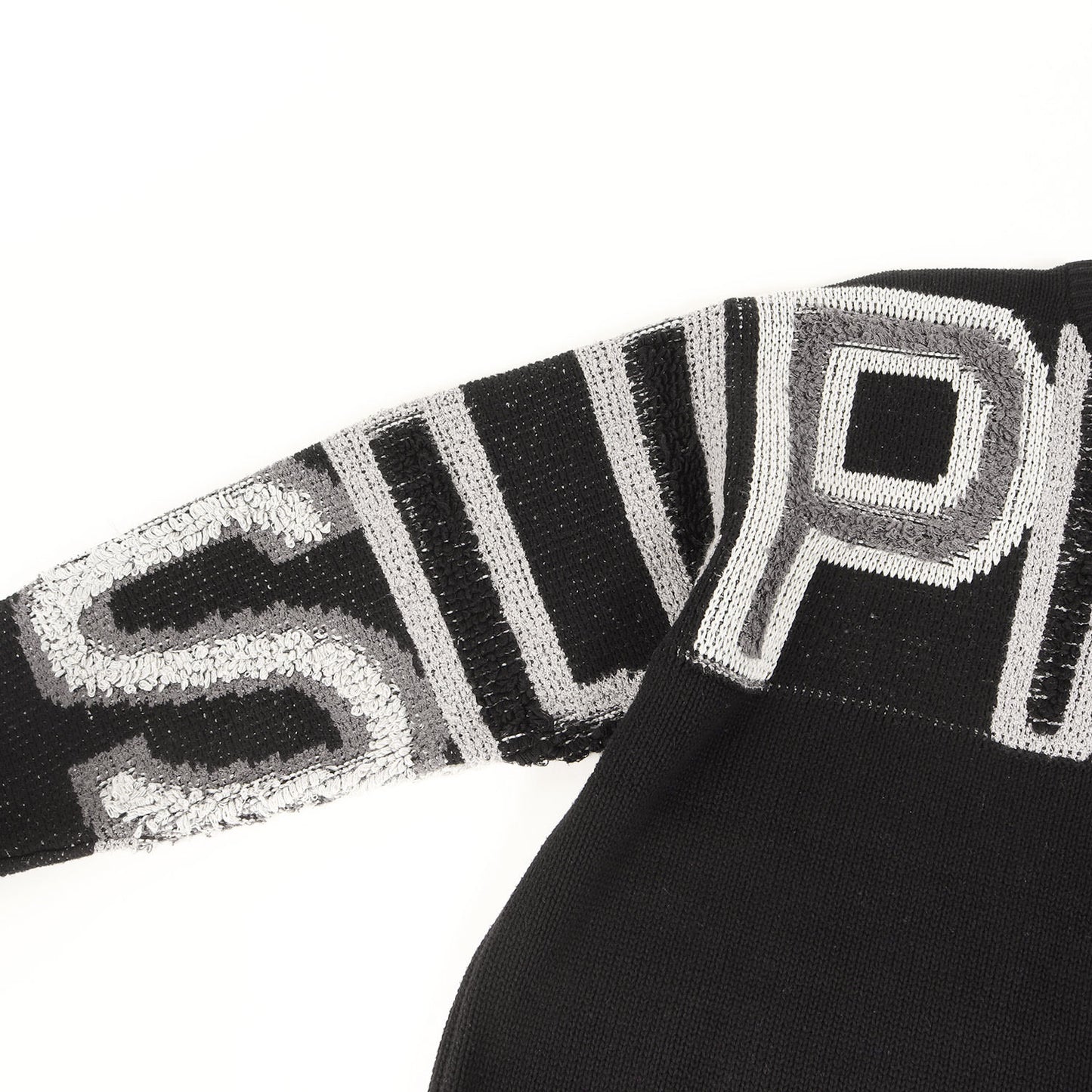 21AW シェニールロゴ ニットセーター(Chenille Logo Sweater)