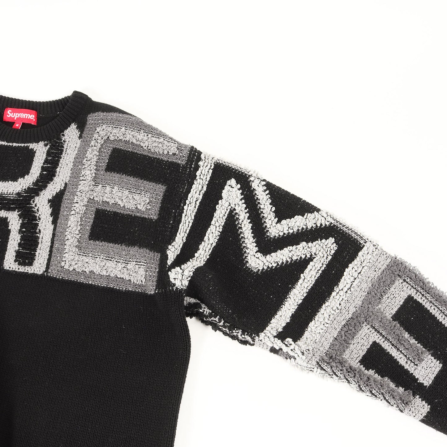 21AW シェニールロゴ ニットセーター(Chenille Logo Sweater)