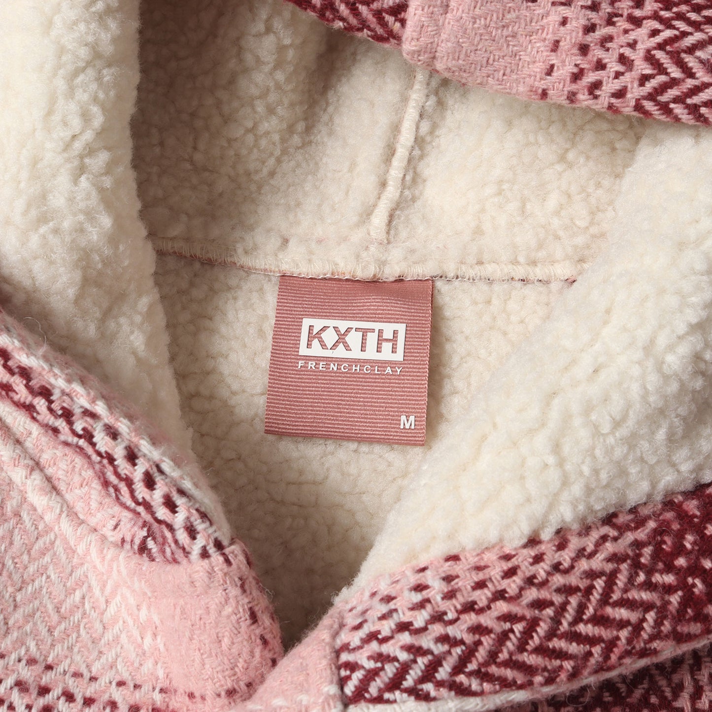 21AW チェック ヘリンボーン 裏ボア フーデッドジャケット(Hooded Ginza)