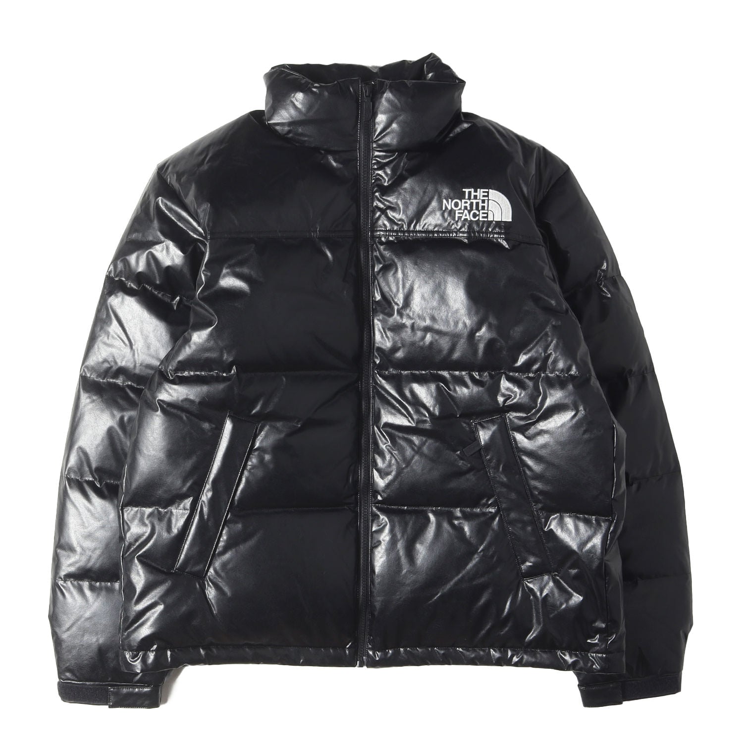 24AW ×THE NORTH FACE シンセティックレザー ヌプシ ダウンジャケット