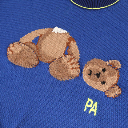 21AW ベアデザイン ウールニット セーター