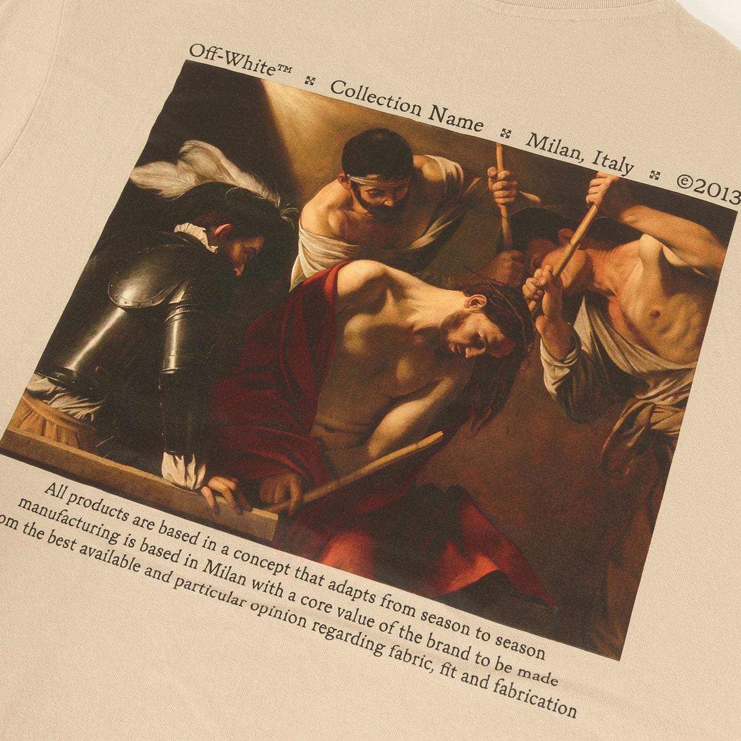 22SS 絵画グラフィック Tシャツ(CARAVAGGIO TEE)