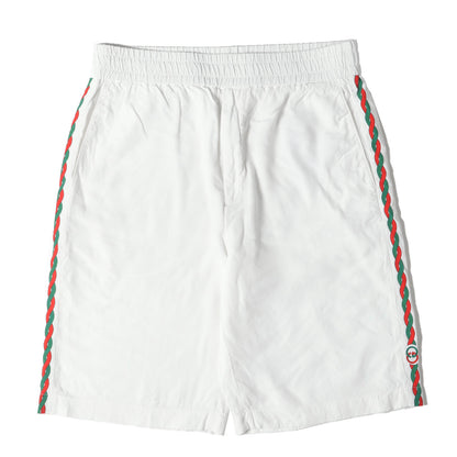 22SS インターロッキングGG サイド ロープライン レーヨン イージーショーツ