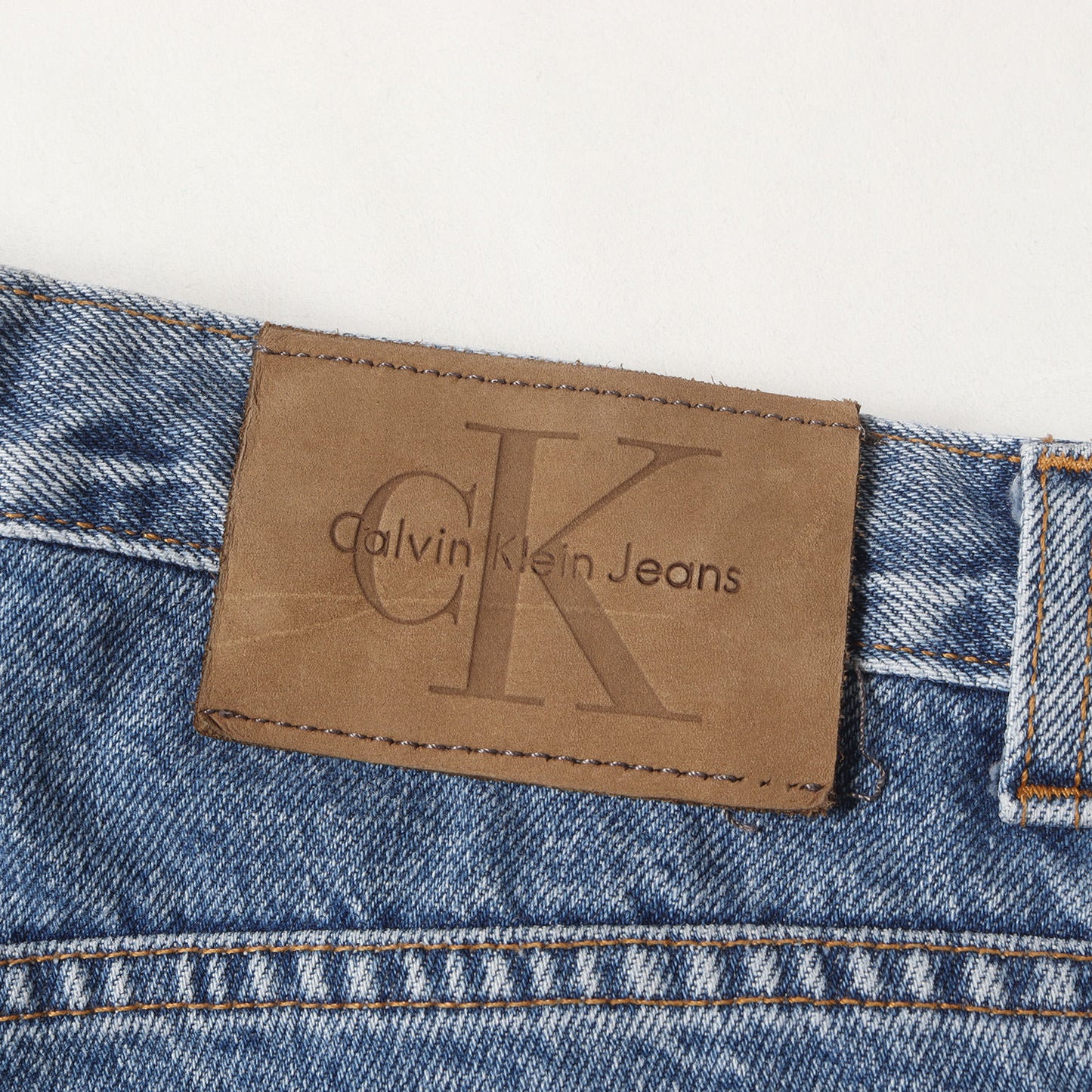 90s Calvin Klein Jeans ユーズド加工 デニムパンツ USA製
