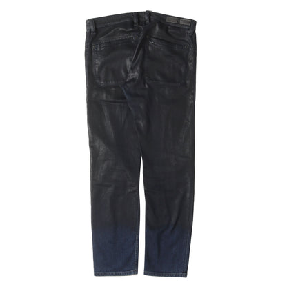 DIESEL+EDUN コーティング加工 ストレッチ スリム デニムパンツ