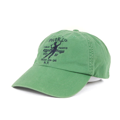 LAWN TENNIS コットンツイル 6パネルキャップ