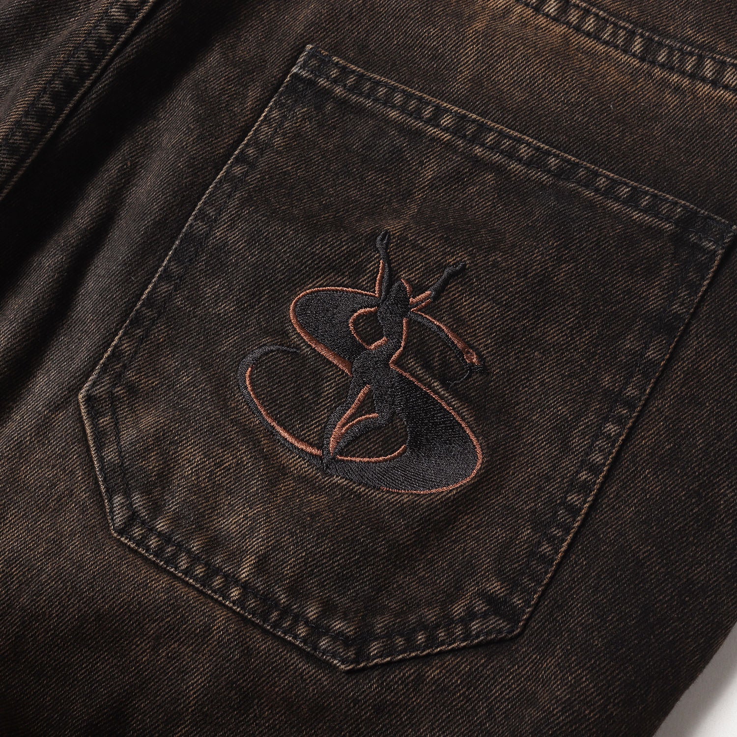 【正規品】 yardsale デニム XL YARDSALE（ヤードセール）/ Bleached Phantasy Jeans (Emerald