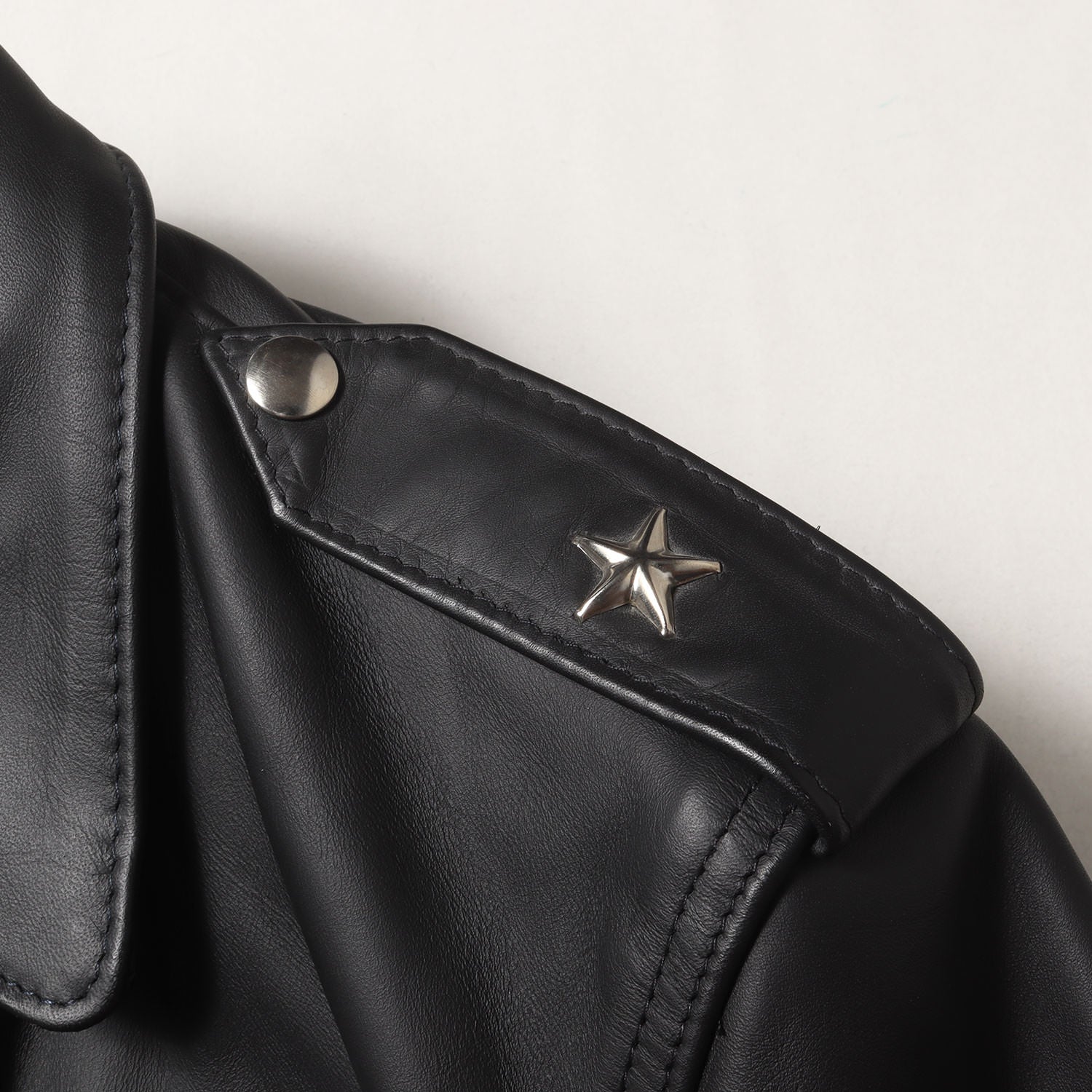 USA製 613NS] 中田商店別注 ワンスター ステアハイドレザー ダブル