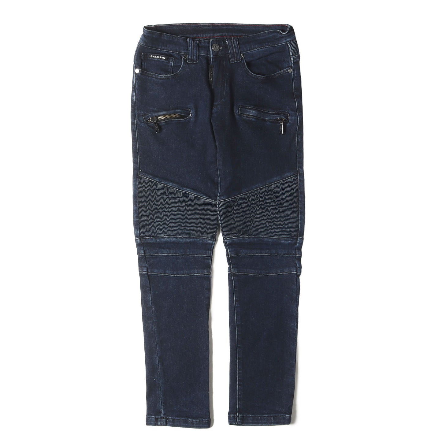 ストレッチ スキニー バイカー デニムパンツ