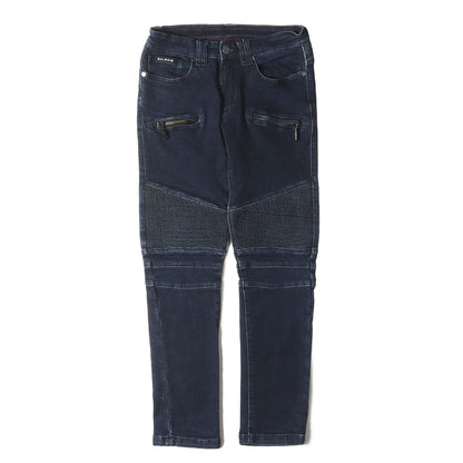 ストレッチ スキニー バイカー デニムパンツ