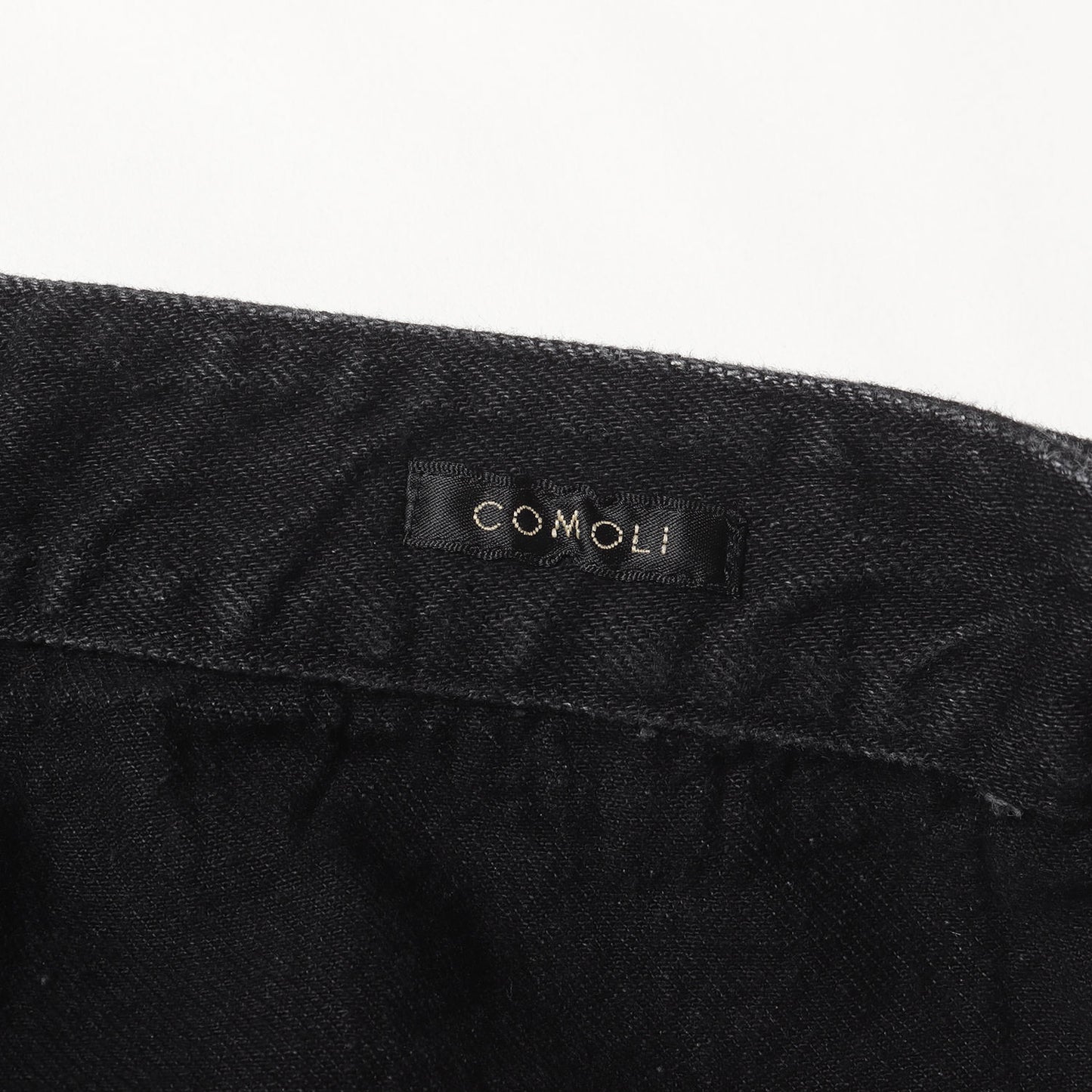 23SS ベルテッド ワイド テーパード デニムパンツ