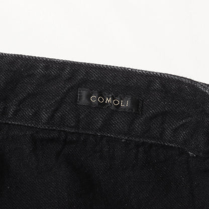 23SS ベルテッド ワイド テーパード デニムパンツ