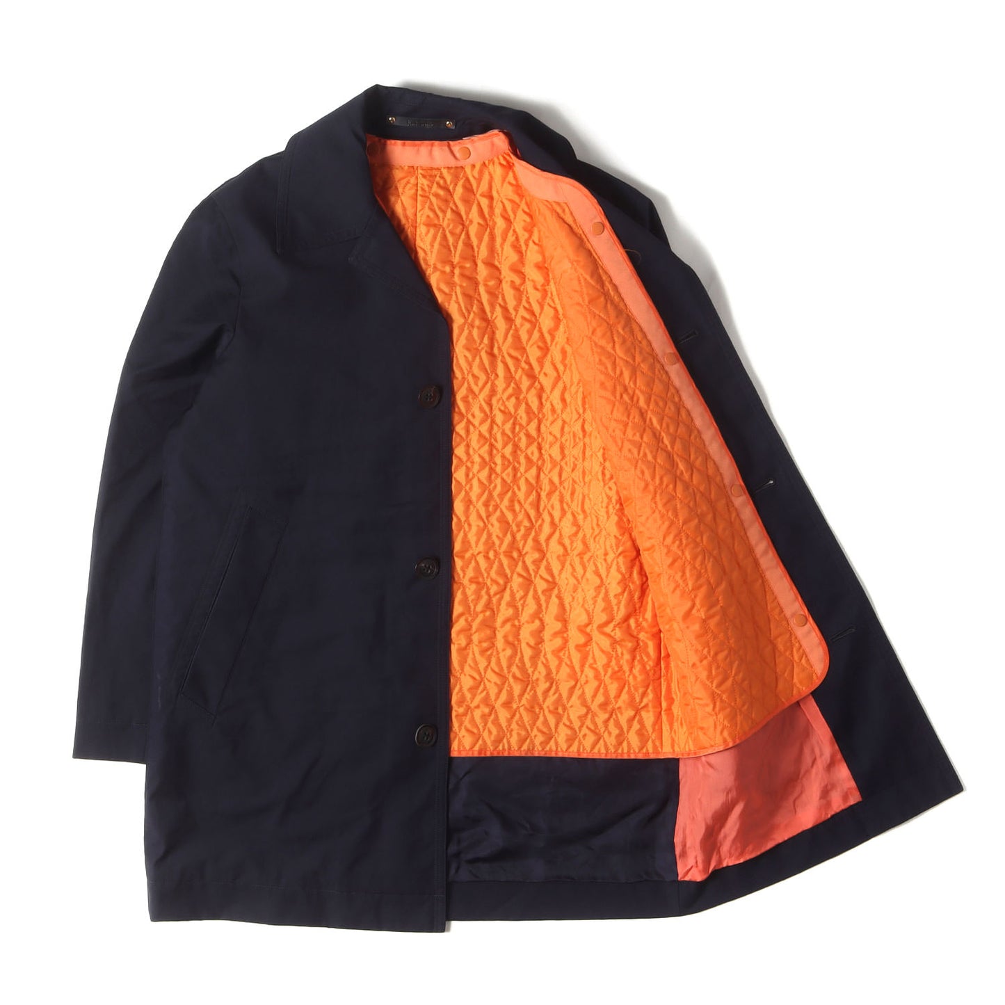 ×Loro Piana キルティングライナー付き 3レイヤーウール コート