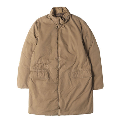 茶タグ コットン/ナイロン オックス ダウンコート