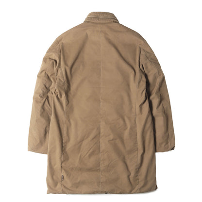 茶タグ コットン/ナイロン オックス ダウンコート