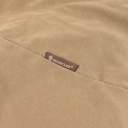 茶タグ コットン/ナイロン オックス ダウンコート