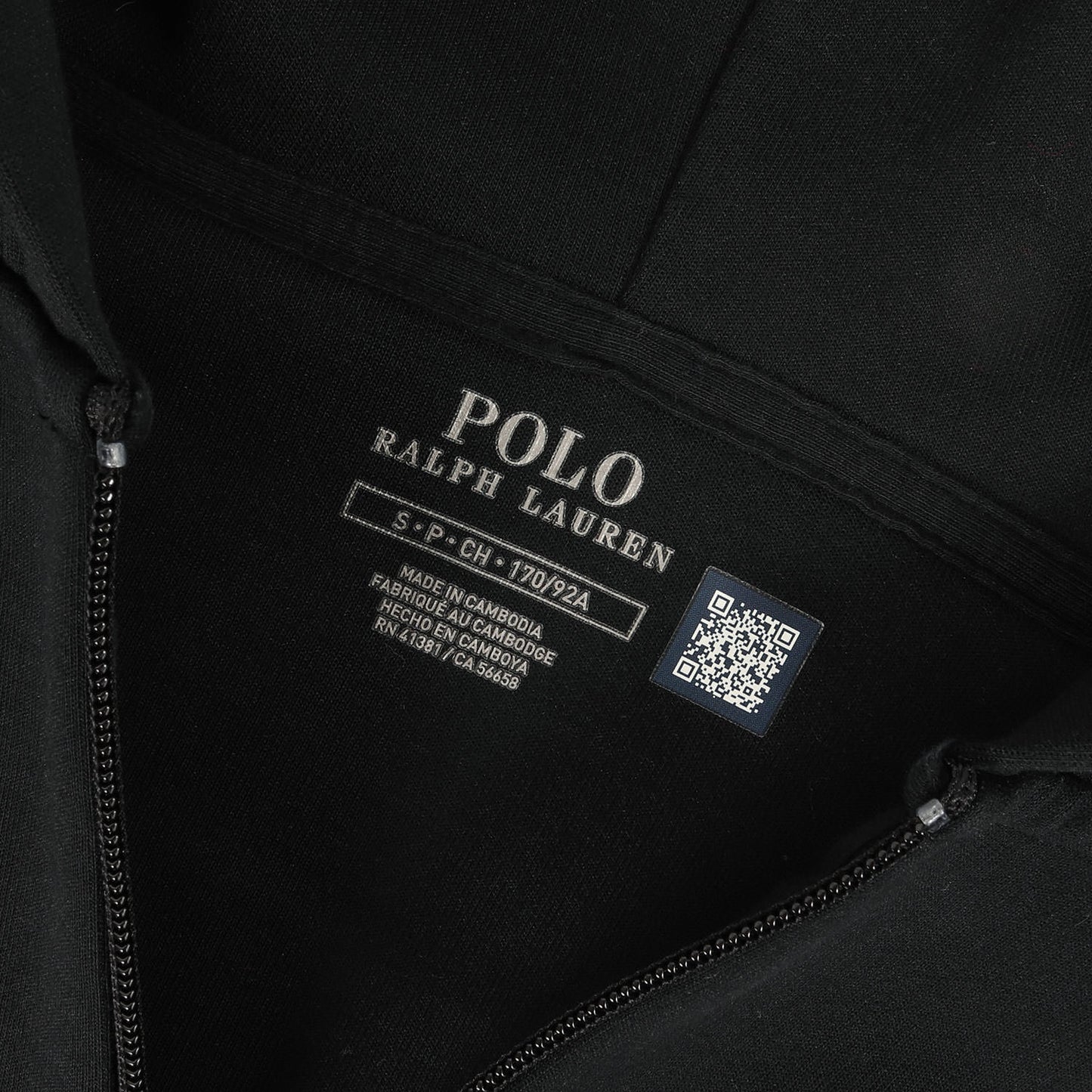 ワンポイント刺繍 テックスウェット フルジップ パーカー