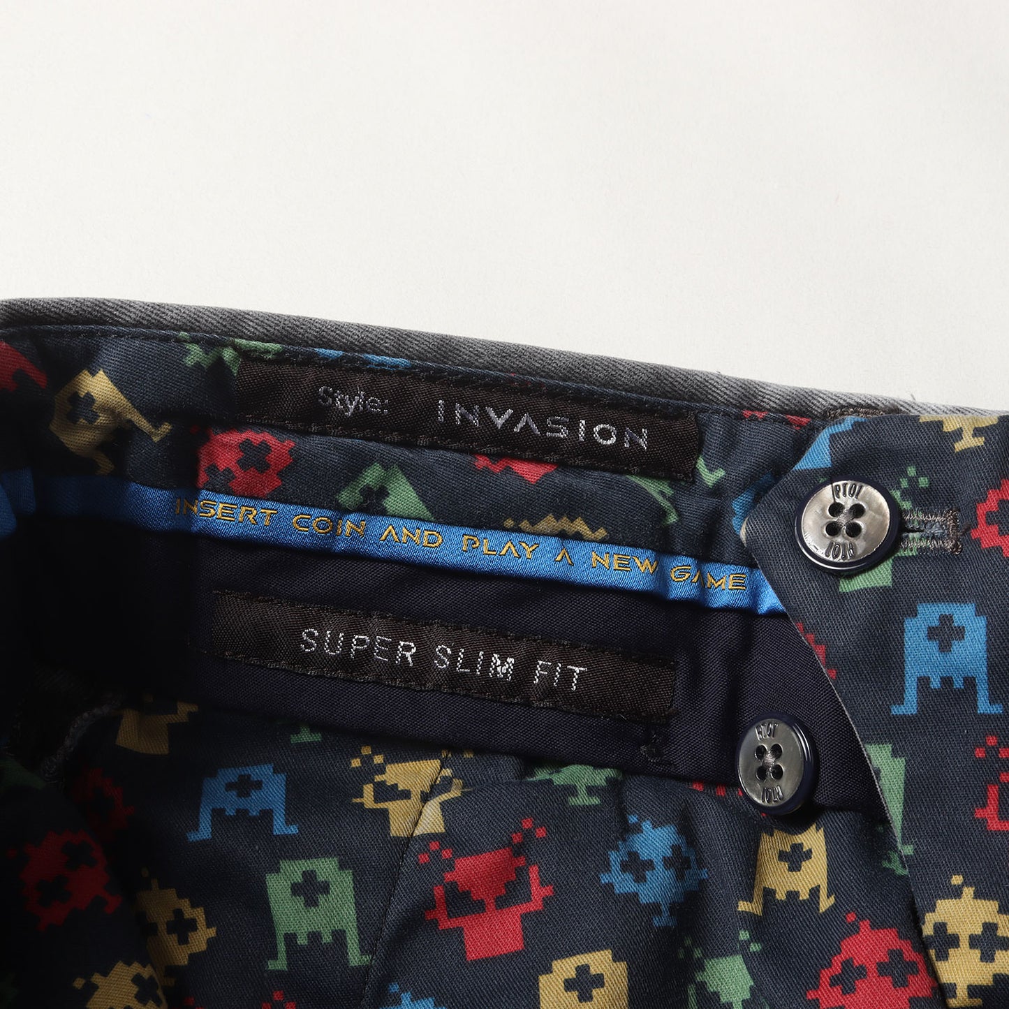 スーパースリム ストレッチコットン スラックスパンツ(INVASION / SUPER SLIM FIT)